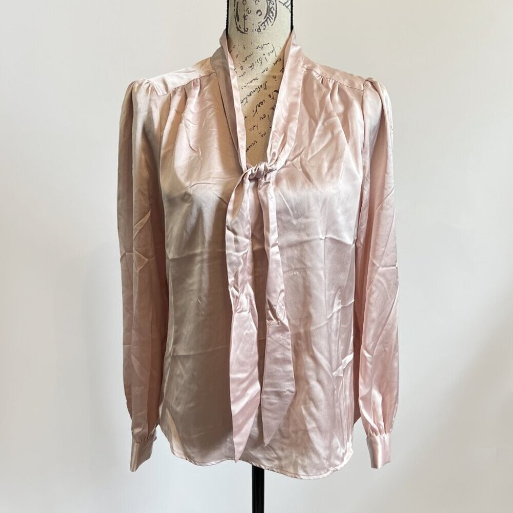 Laundry by Shelli Segal Light Pink Blush Long Sleeve Top